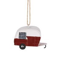 Festive Caravan Tree Decoration Red