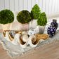 PRE-ORDER Chinois Vine Baubles - Box of 6 White & Blue