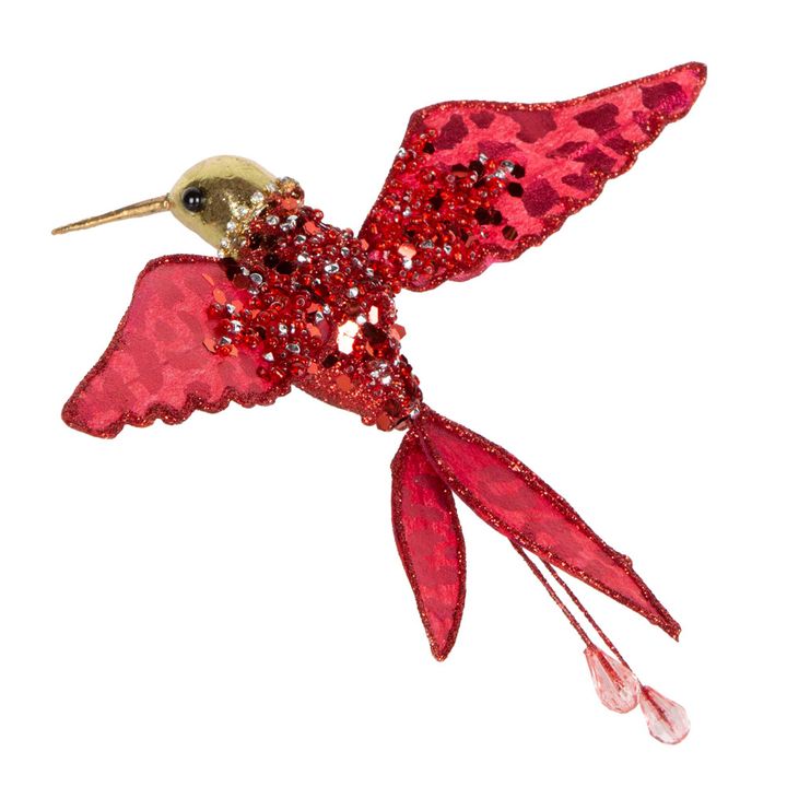 Leo Spotted Clip On Hummingbird Red