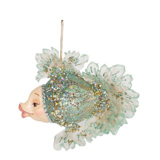 PRE-ORDER Dolly Mist Glitter Fish Decoration Mint
