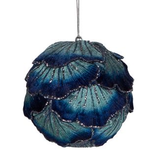 PRE-ORDER Ginko Leaves Bauble Blue