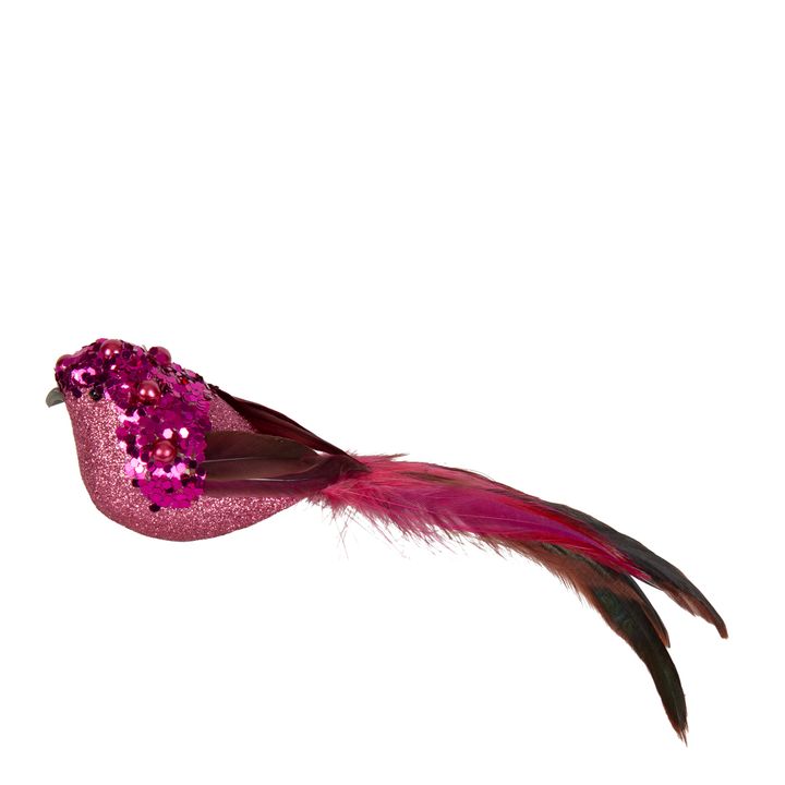 Armand Clip on Bird Decoration Pink