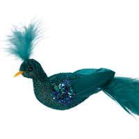 Teale Glitter Peacock Teal Blue