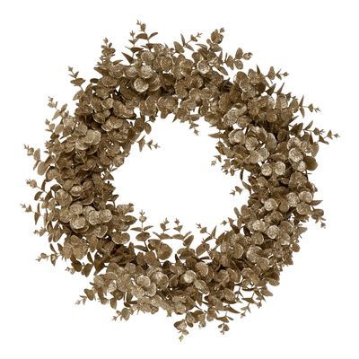 Inca Glitter Eucalyptus Wreath Gold