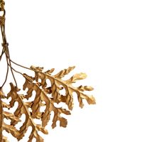 Wilt Holly Leaf Bunch Decoration Gold