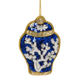PRE-ORDER Ming Ming Ginger Jar Sequin Tree Decoration