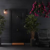 Hamptons Coir Doormat with Vinyl Backing Small