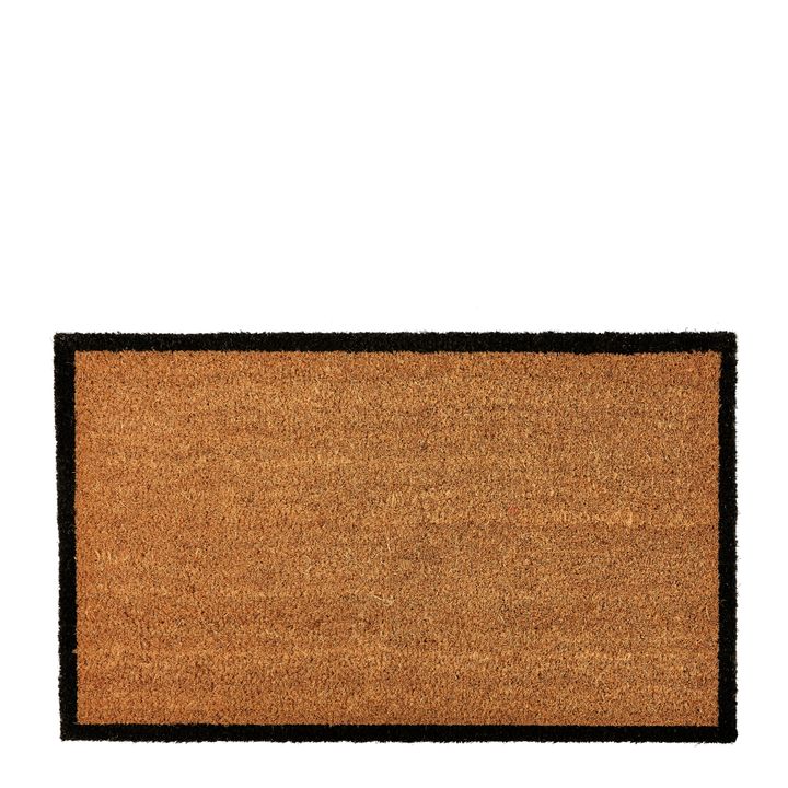 Hamptons Coir Doormat with Vinyl Backing Small