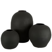 Cara  Vase Small Black