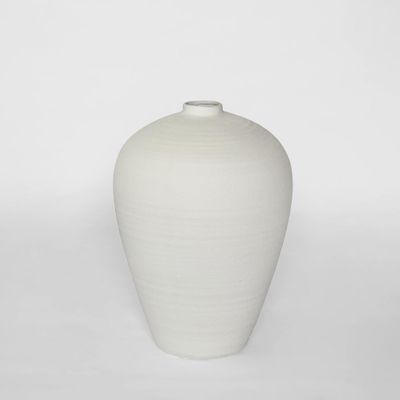 Laila  Vase White