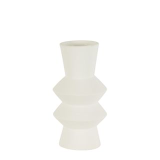 Ellington Stoneware Vase White Small