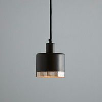 Montreux Ceiling Pendant Small Black and Nickel