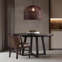 Denver Oak Dining Table Black