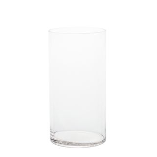 Cylinder Glass Vase 18x35cm