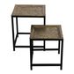Nada Side Table Set of 2 Gold