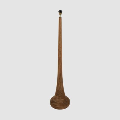 Lancia Floor Lamp Base Large Dark Natural- Base Only