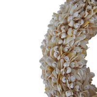 Coastal Shell Wreath Natural