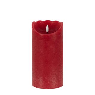 PRE-ORDER Battery Operated  Wax Candle Plum 20cm