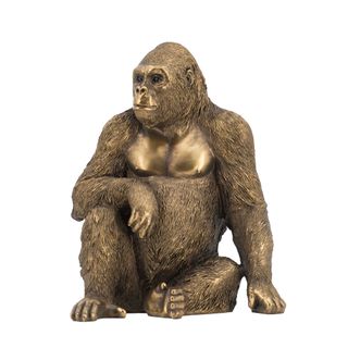 Terk Gorilla Sculpture Gold