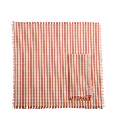 Gingham Napkins Set Of 4  Fig