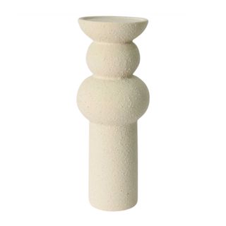 PRE-ORDER Warlet Ceramic Candle Stand Ivory