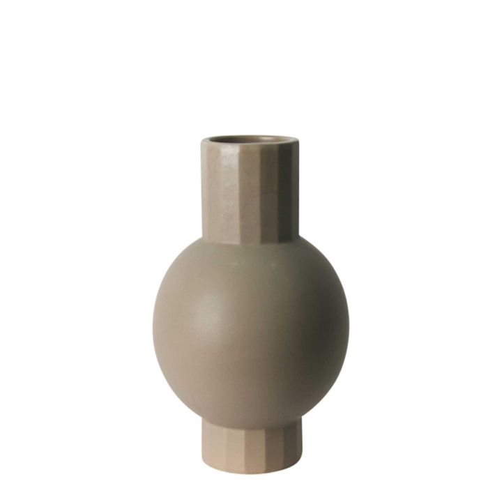 Ishka Ceramic Vase Dove Grey