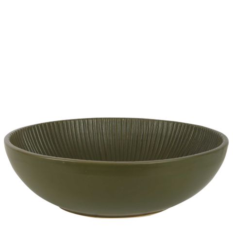 PRE-ORDER Isola Ceramic Bowl Olive Green
