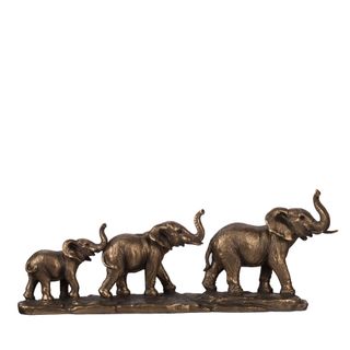 Elephant Family Statue