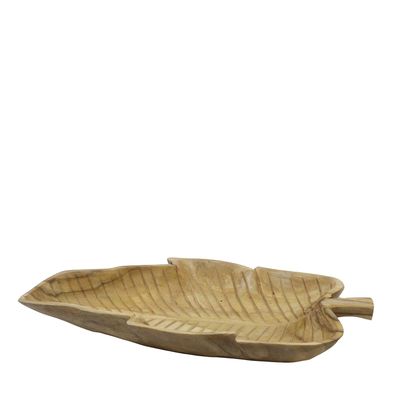 Willow Teak Leaf Tray