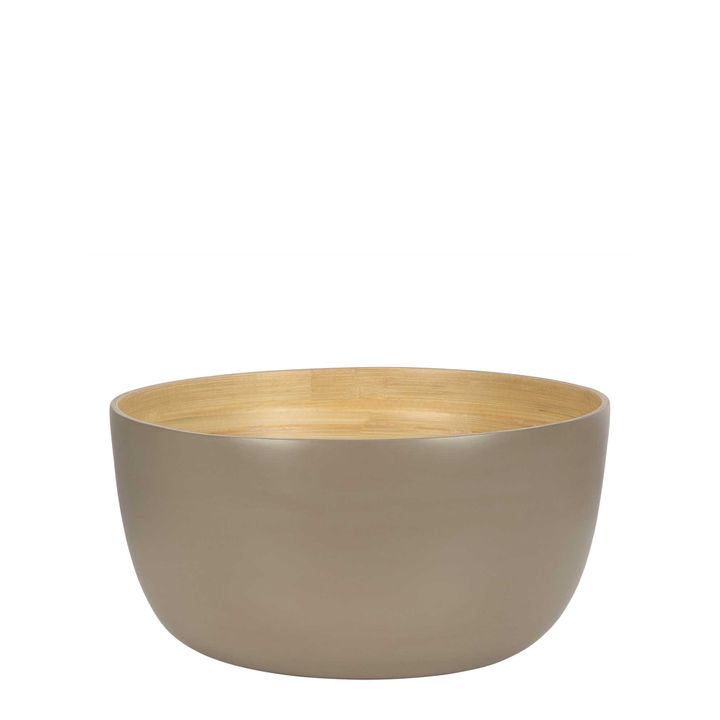 Blana Deep Bamboo Bowl Grey