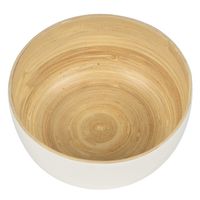 Blana Small Bamboo Bowl White