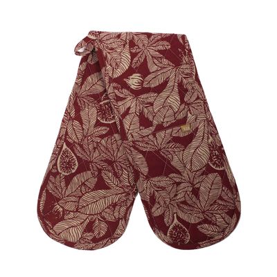 Fig Tree Double Oven Glove Ruby