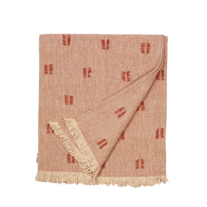 Tuft Style Throw Rose Dawn