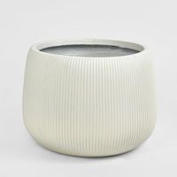 Zagg Low Planters Set of Two White