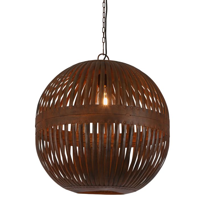 Esch Ball Ceiling Pendant Rust