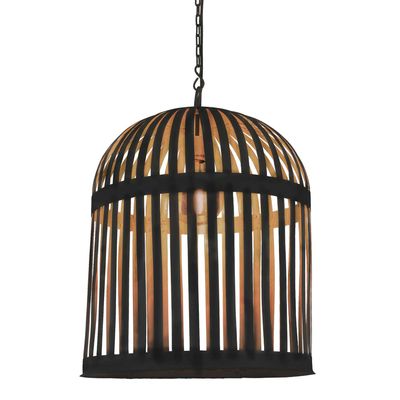 Esch Cage Ceiling Pendant Black