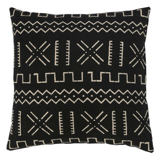Inca Cotton Cushion Black