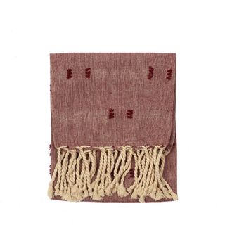 Tuff Tea Towel-Loose with fringe Ruby