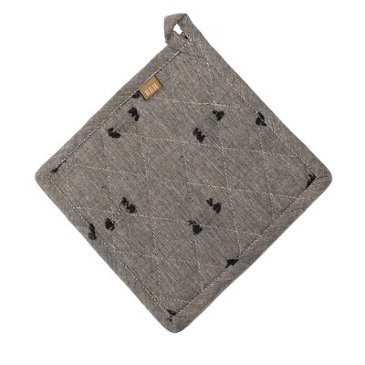 Tuft Pot Holder Dark Slate