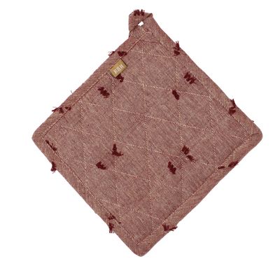 Tuft Pot Holder Ruby