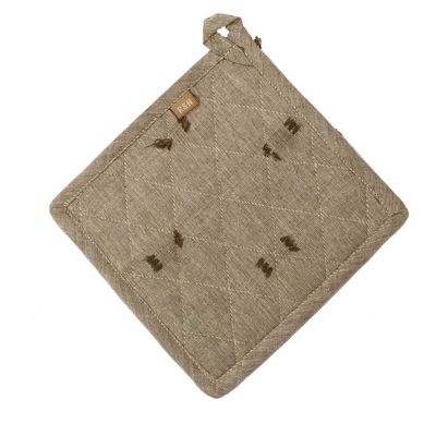 Tuft Pot Holder Burnt Olive