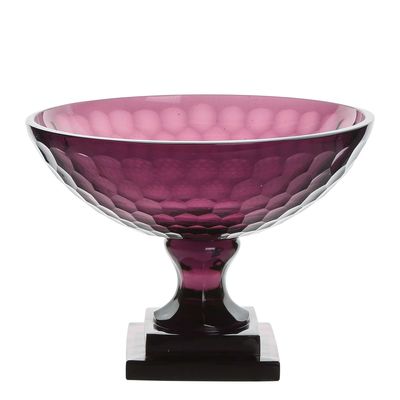 Amethyst Honeycomb Bowl Plum