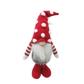 Stanley The Standing Gnome Spotty Red