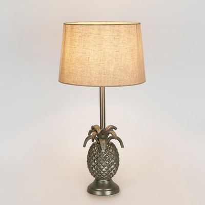 St Martin Table Lamp Base Antique Silver