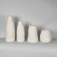 Tuba Ceramic Vase Medium White
