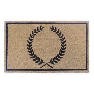 Wimbledon Coir Doormat with Vinyl Backing Small 45x75