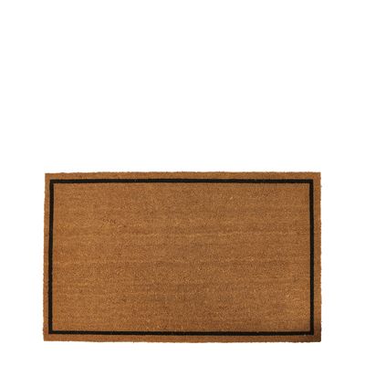 Plet Coir Doormat with Vinyl Backing Small