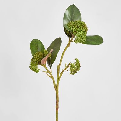 Magnolia Berry Spray 80cm Green