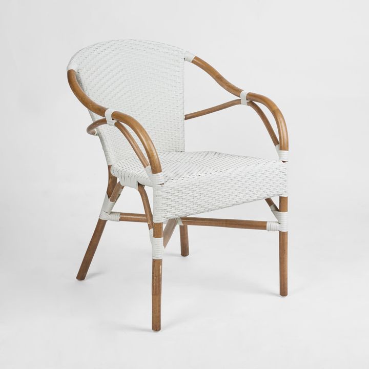 Harlow Rattan Chair White