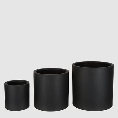 Duong Planter Set of 3 Black